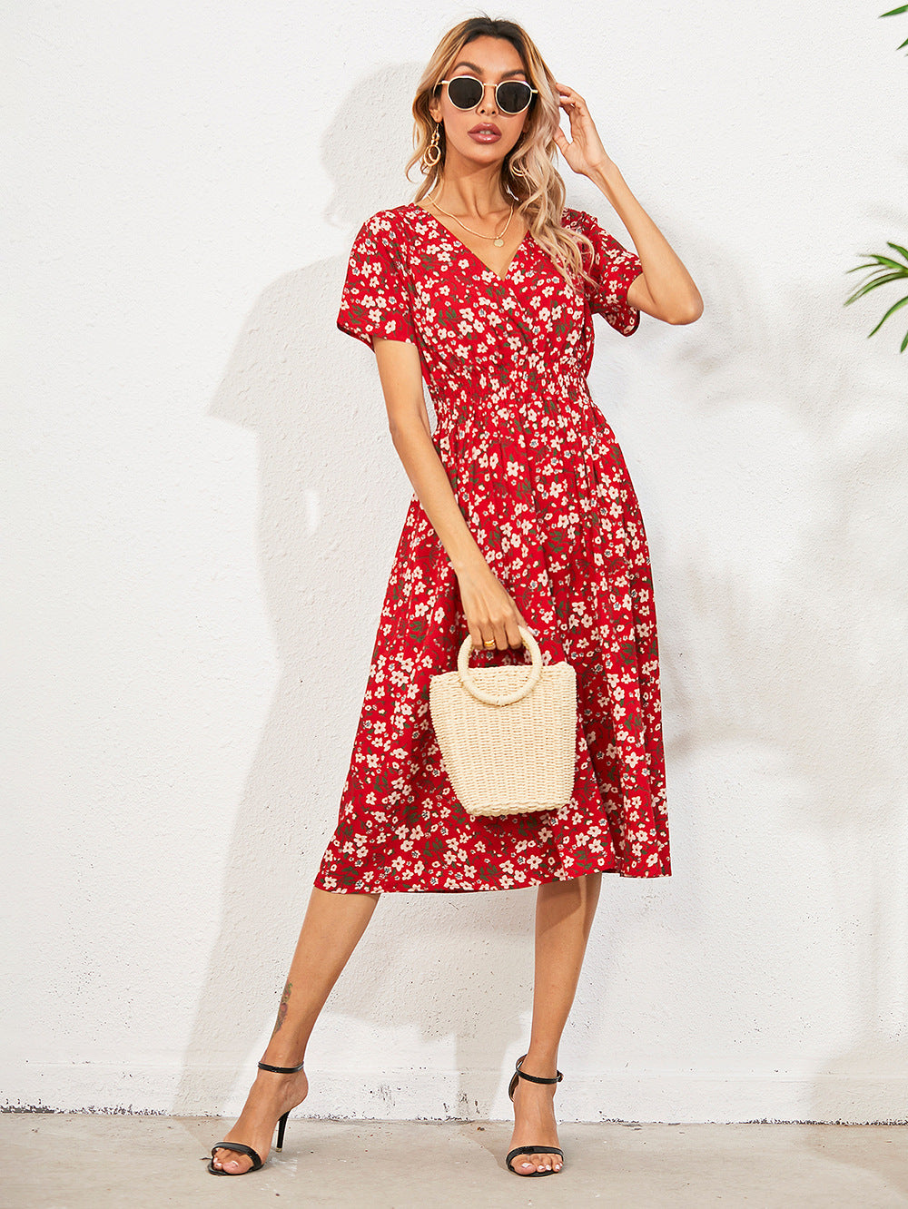 R&B | Floral Elegante Sommerkleider Damen