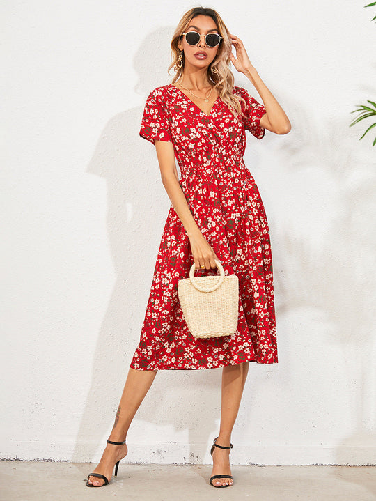 R&B | Floral Elegante Sommerkleider Damen