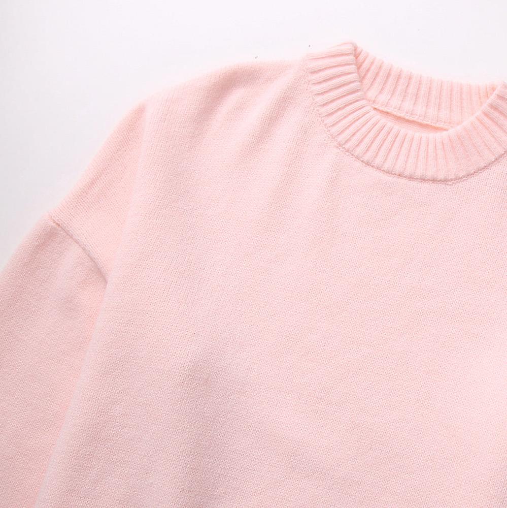 R&B | Strickpullover mit Hohem Hals Lässige Passform Minimalistischer Stil
