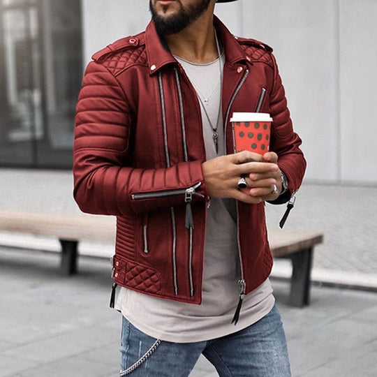 R&B | Leichte Lederjacke für Herren