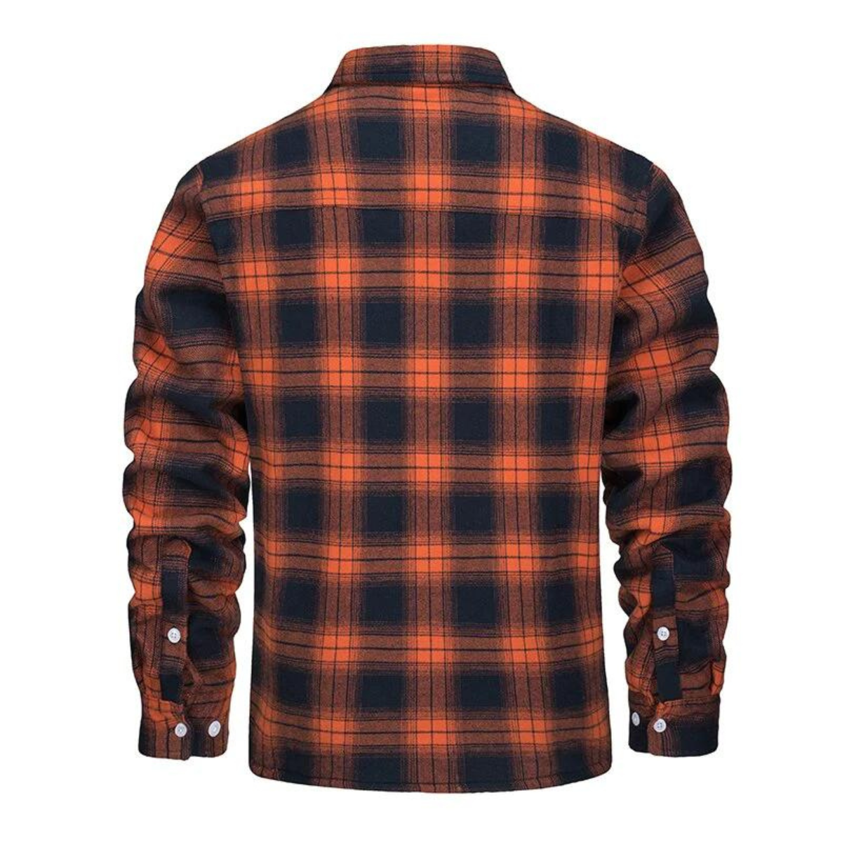 R&B | Herren Sherpa gefütterte Flanellhemdenjacke