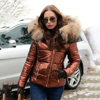 R&B | Winterjacke mit Kapuze aus Fell