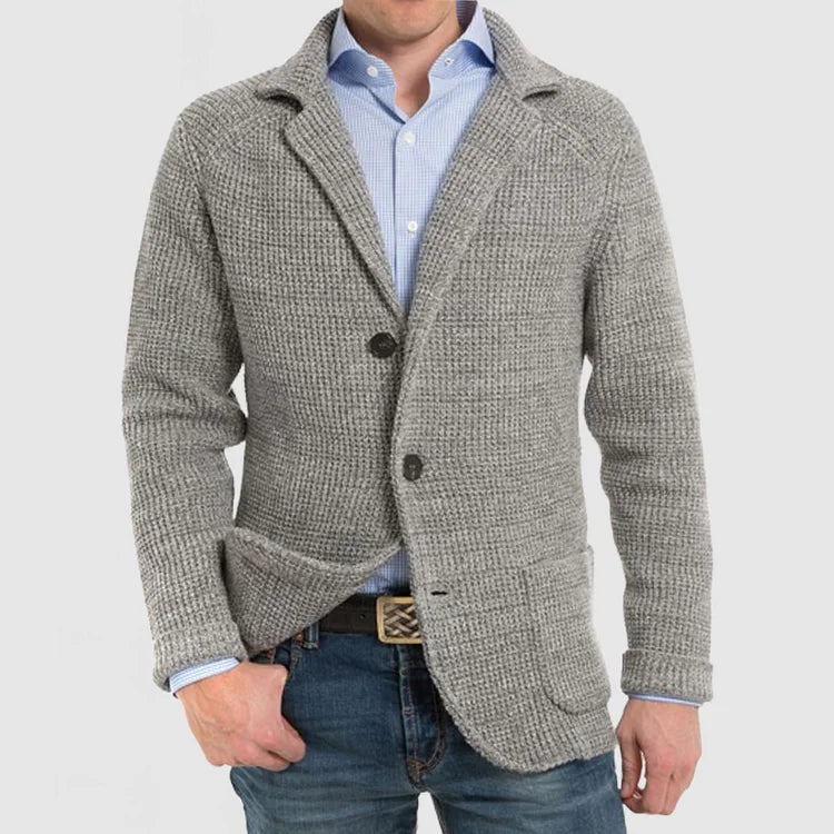 R&B | Herren Strickblazer mit zwei Knöpfen