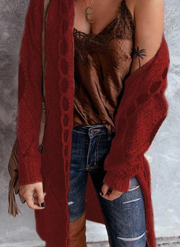 R&B | Strickjacke Lang & Stilvoll