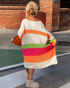 Friedliche Regenbogen Pullover