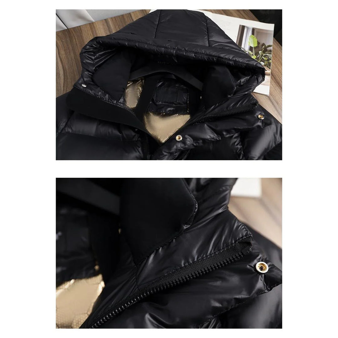 R&B | Warme, wasserdichte Daunen-Winterjacke für Damen