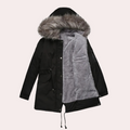R&B | Winter Parka Jacke mit Kapuze für Damen
