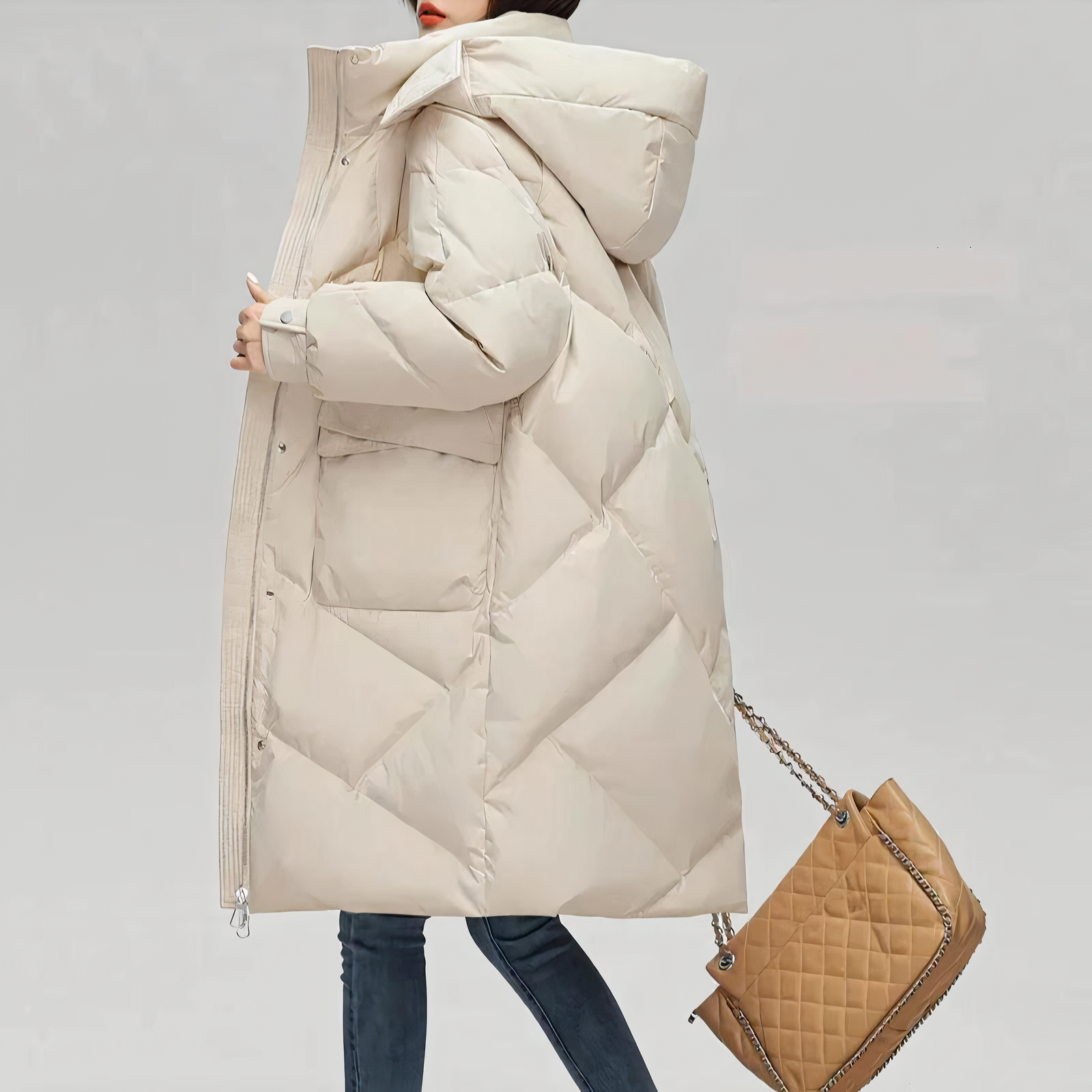 R&B | Dicke und warme lange Jacke