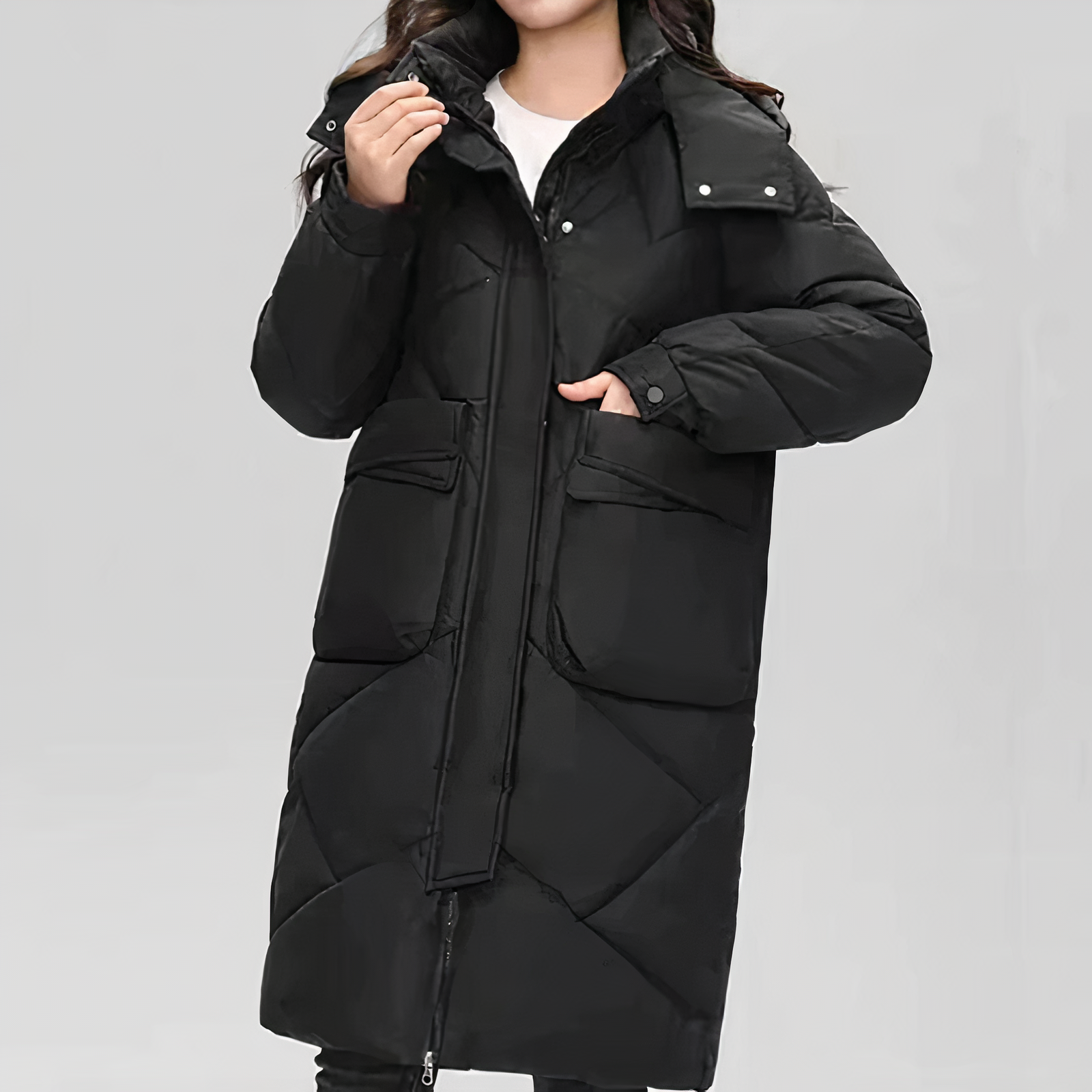R&B | Dicke und warme lange Jacke