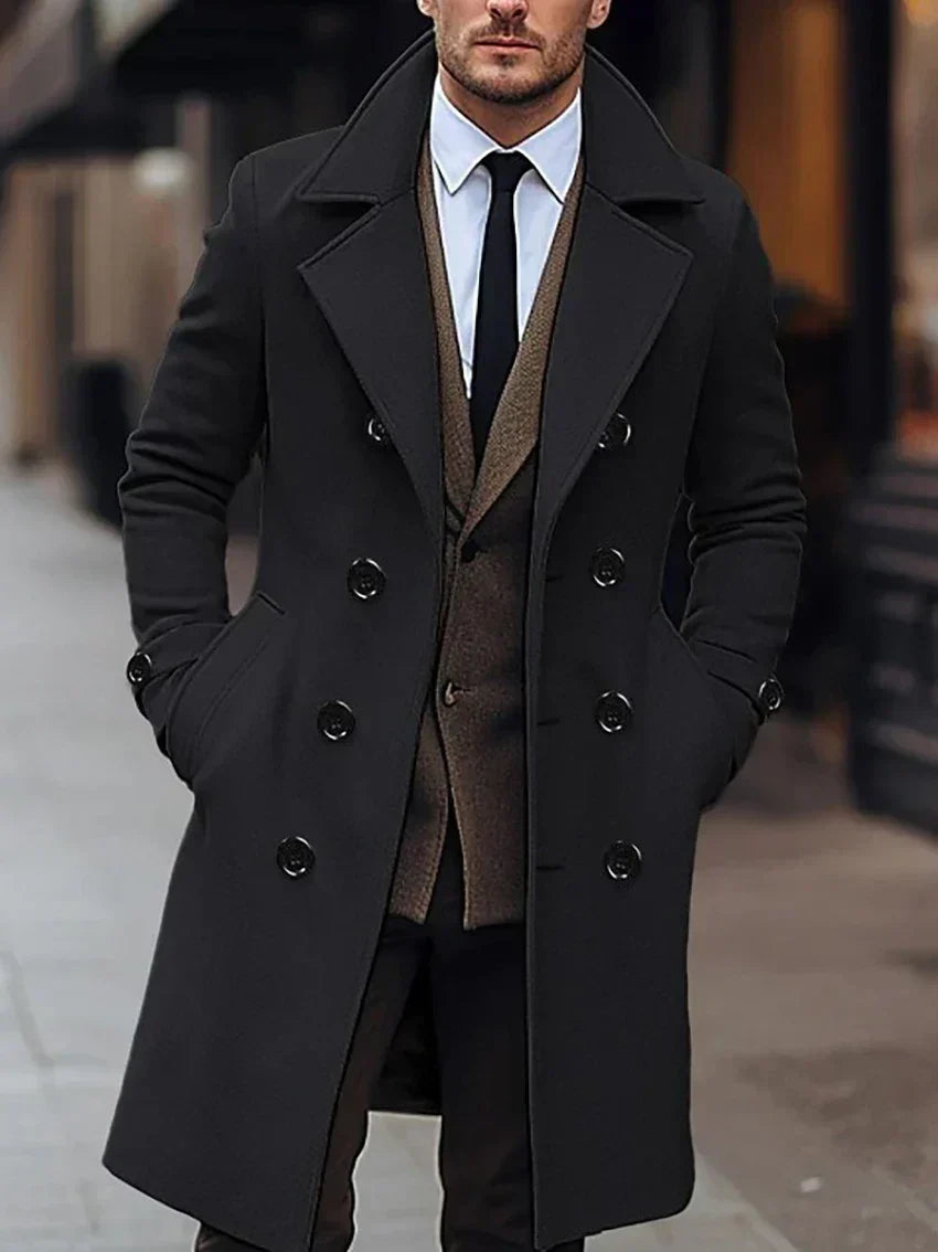 R&B | Elegante Wollherrenjacke für frische Tage