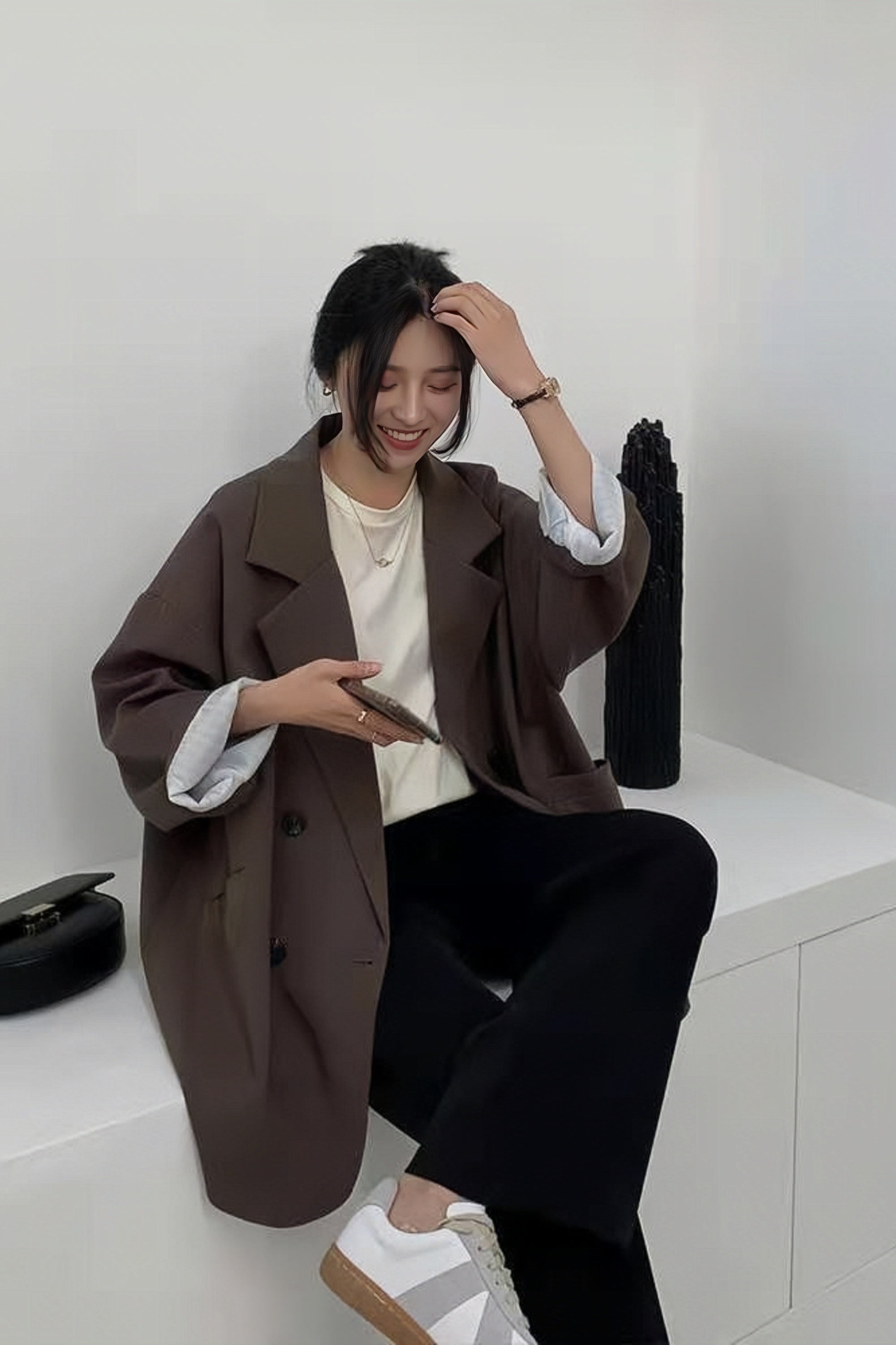 R&B | Koreanische Version Lockerer Mantel