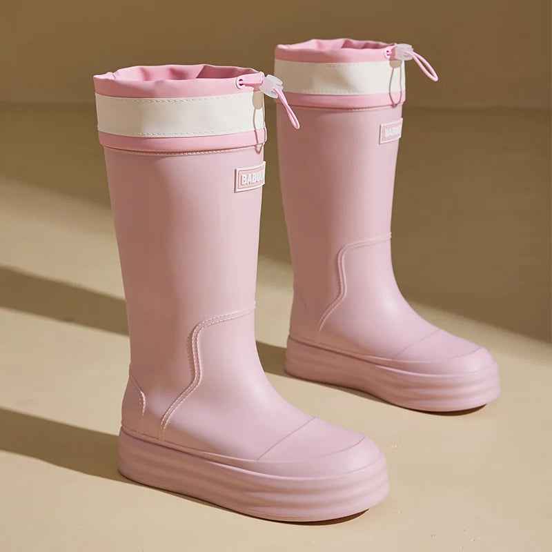 R&B | Boots Damen - Atmungsaktives Wasserfestes Gummi Anti-Rutsch Design