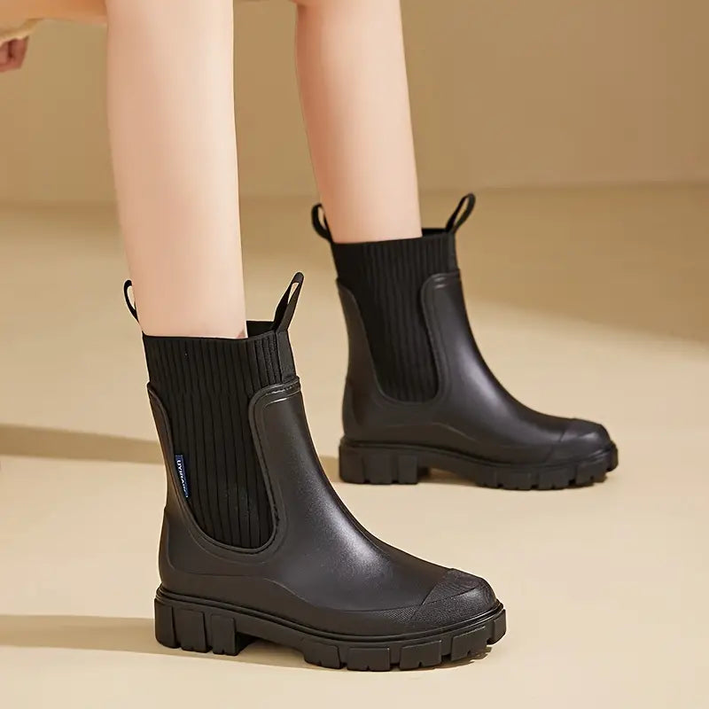 R&B | Wasserdichte Stiefeletten mit Chunky Sohle
