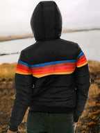 R&B | Retro Steppjacke mit Kapuze - Modische Freizeit Winterjacke Im Vintage-Stil