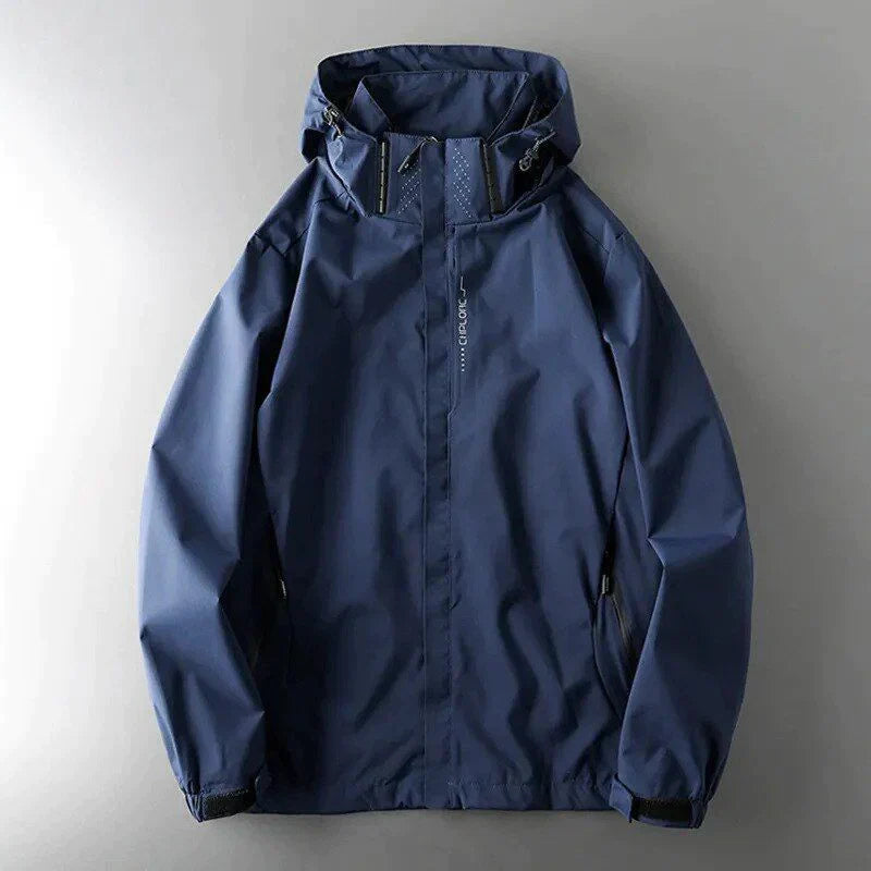 R&B | Wasserdichter Winter-Windbreaker für Herren - Isolierte und warme Pufferjacke