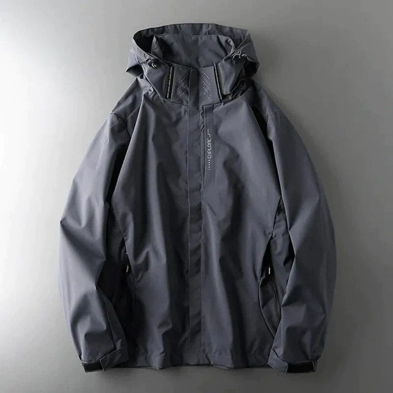 R&B | Wasserdichter Winter-Windbreaker für Herren - Isolierte und warme Pufferjacke