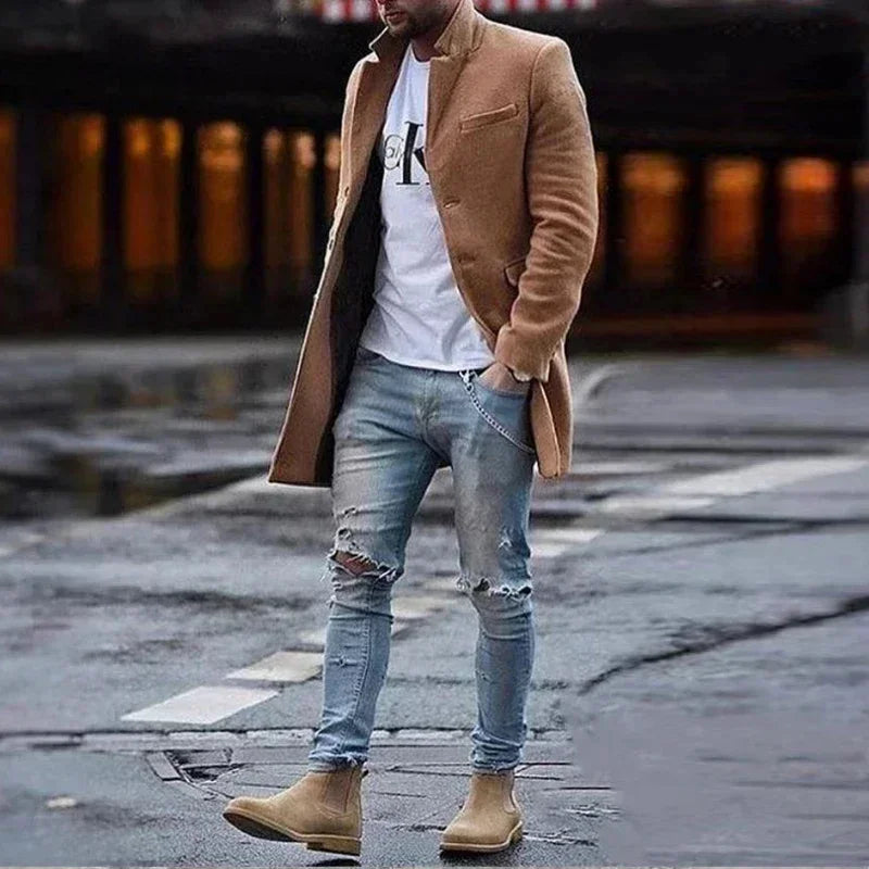 R&B | Eleganter Trendherbstmantel für Herren