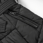 R&B | Winterjacke - Stilvolle Schwarze Damenjacke mit Einer Kunstfellkapuze