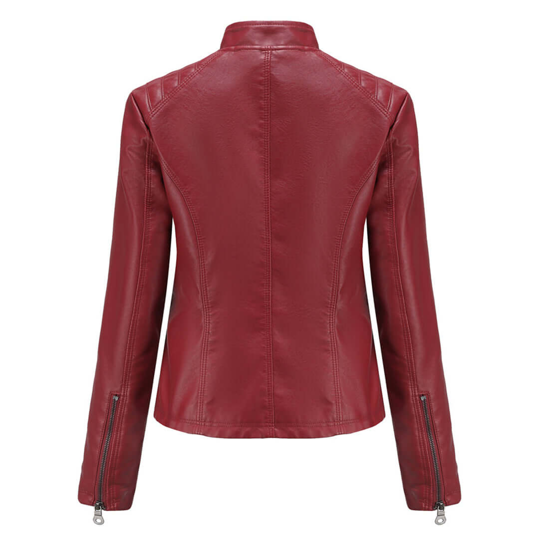 R&B | Damen Lederjacke Mit Zeitlosem Elegantem Look