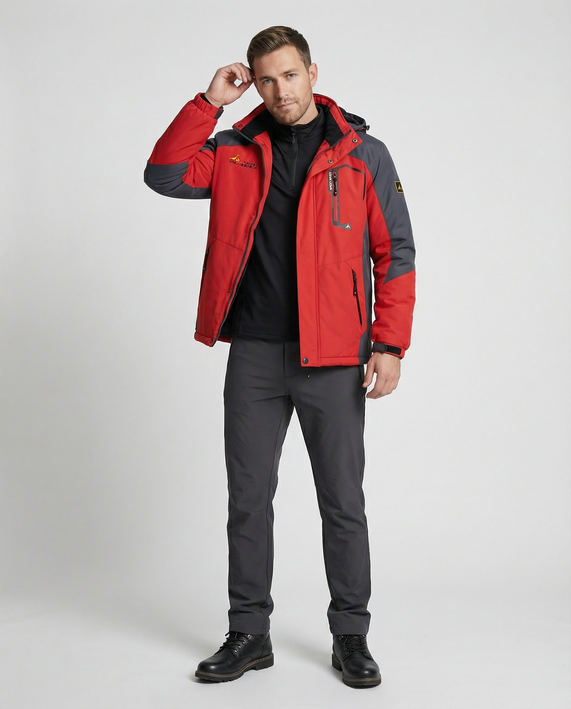Wind-und-wasserdichte Jacke