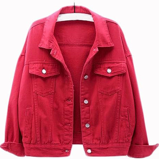 R&B | Lässige Denimjacke Baumwolle Klassisch und Zeitlos