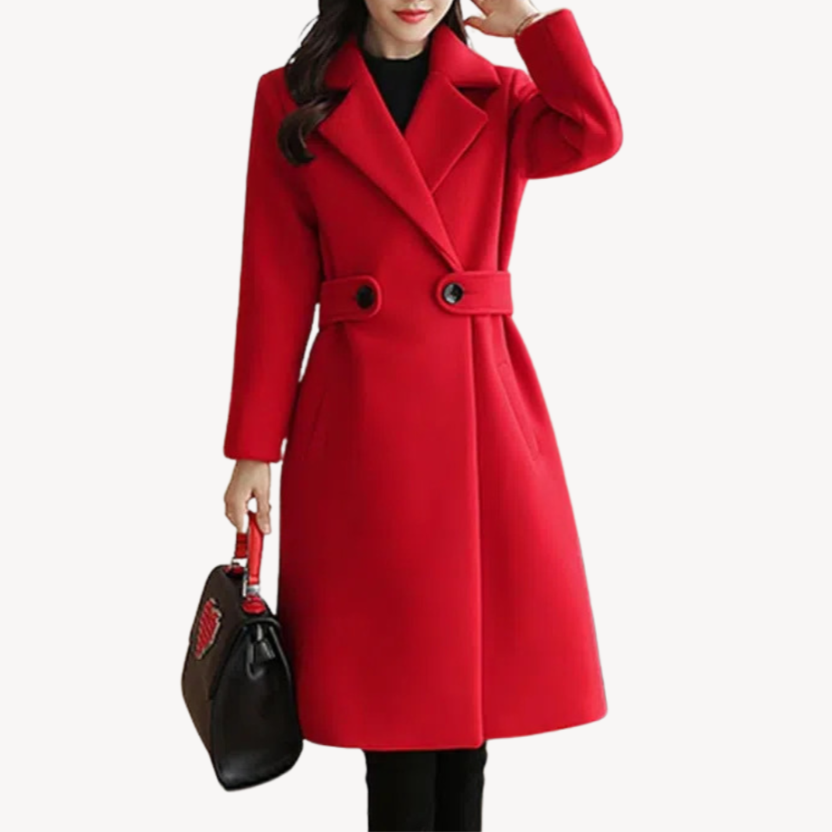R&B | Damen Woll-Trenchcoat