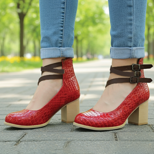 R&B | Blockabsatz Knöchel Schuhe