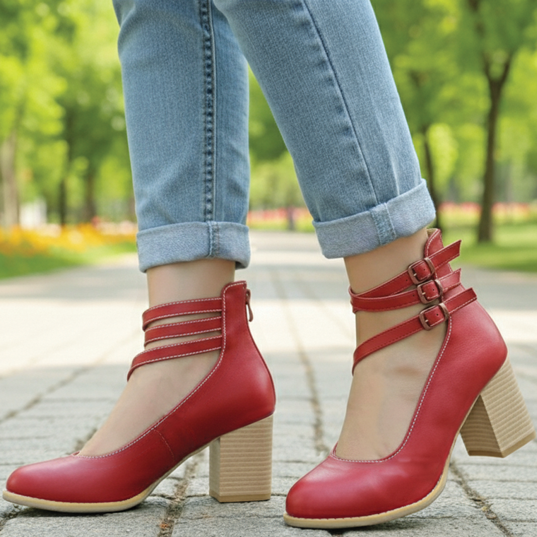 R&B | Blockabsatz Knöchel Schuhe