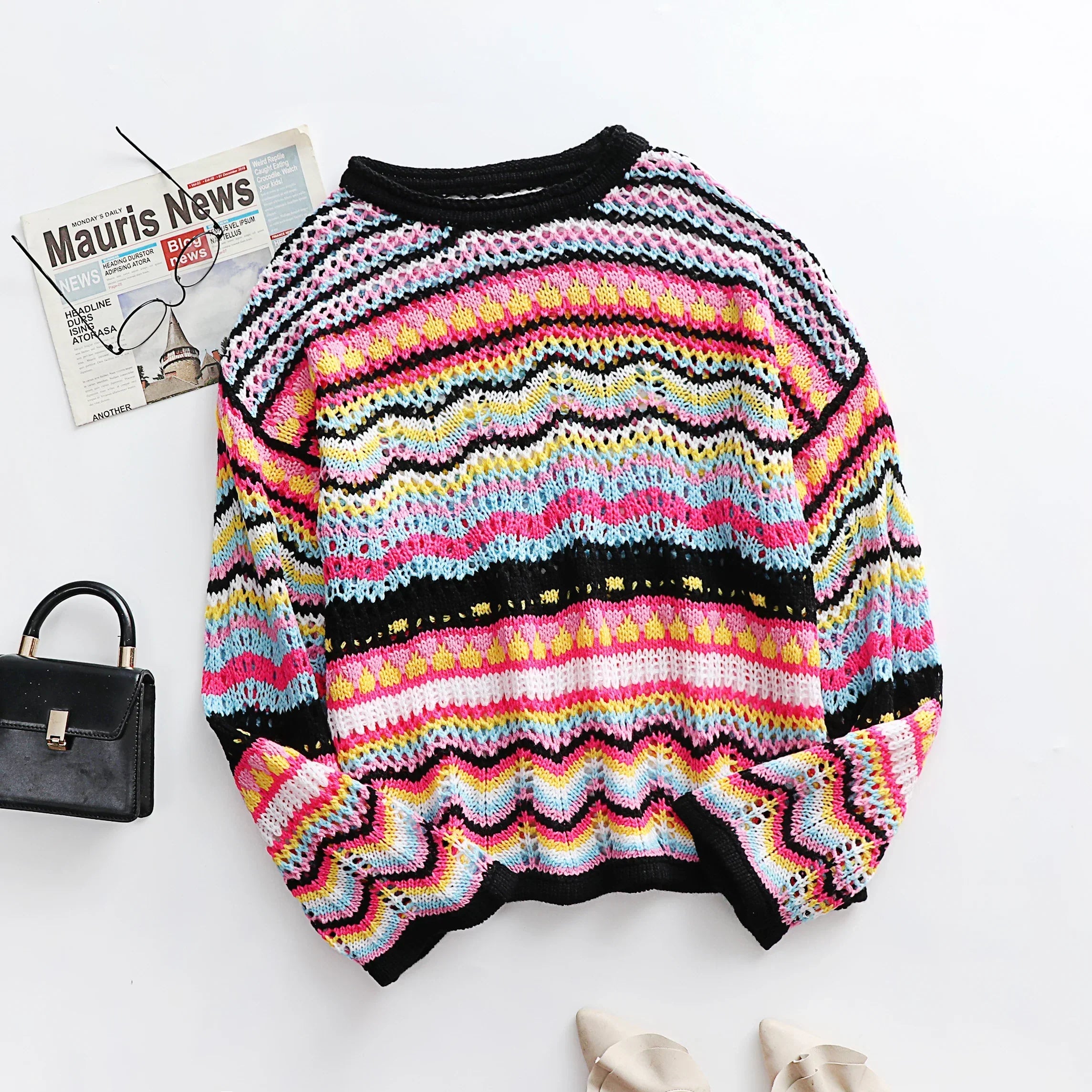 R&B | Trendy Lose Strickpullover