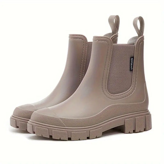 Regenschuhe | Wasserdicht | Knöchelhöhe | Regenfeste Stiefel | Damenstiefel R&B