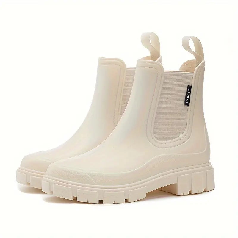 Regenschuhe | Wasserdicht | Knöchelhöhe | Regenfeste Stiefel | Damenstiefel R&B
