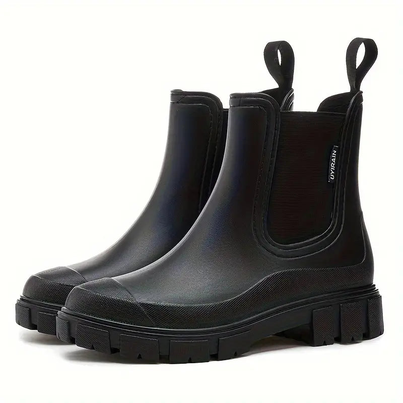 Regenschuhe | Wasserdicht | Knöchelhöhe | Regenfeste Stiefel | Damenstiefel R&B