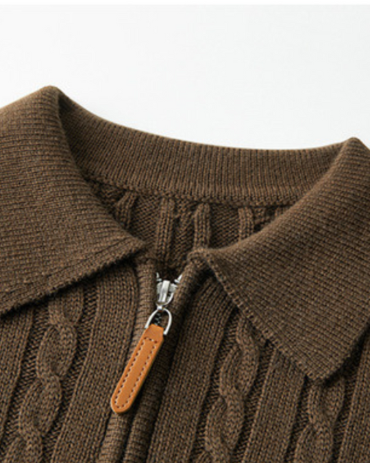 R&B | Zip Pullover Herren Aus Premiumwolle