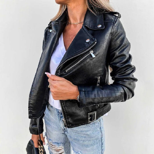 R&B | Bikerjacke für Damen Reverskragen