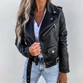 R&B | Elegante Bikerjacke mit Reverskragen für Damen