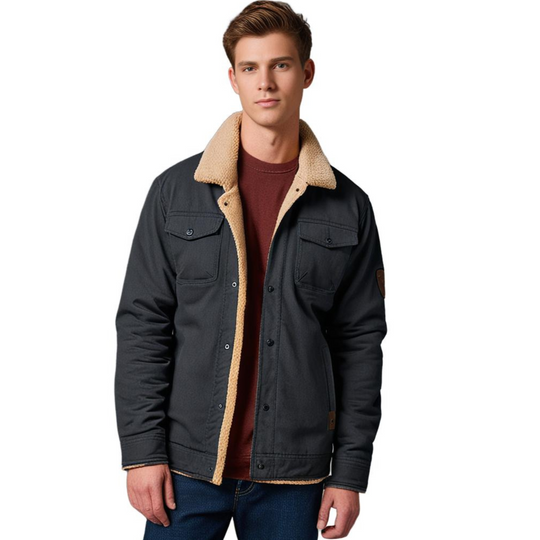 R&B | Winter Bomberjacke Vintage Stil - Warm Gefüttert für Freizeit und Alltag