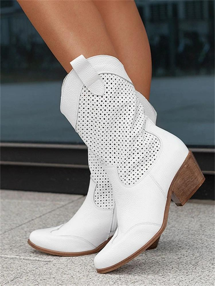 R&B | Atmungsaktive Cowboy-Stiefel für Damen Komfortabel & Trendy