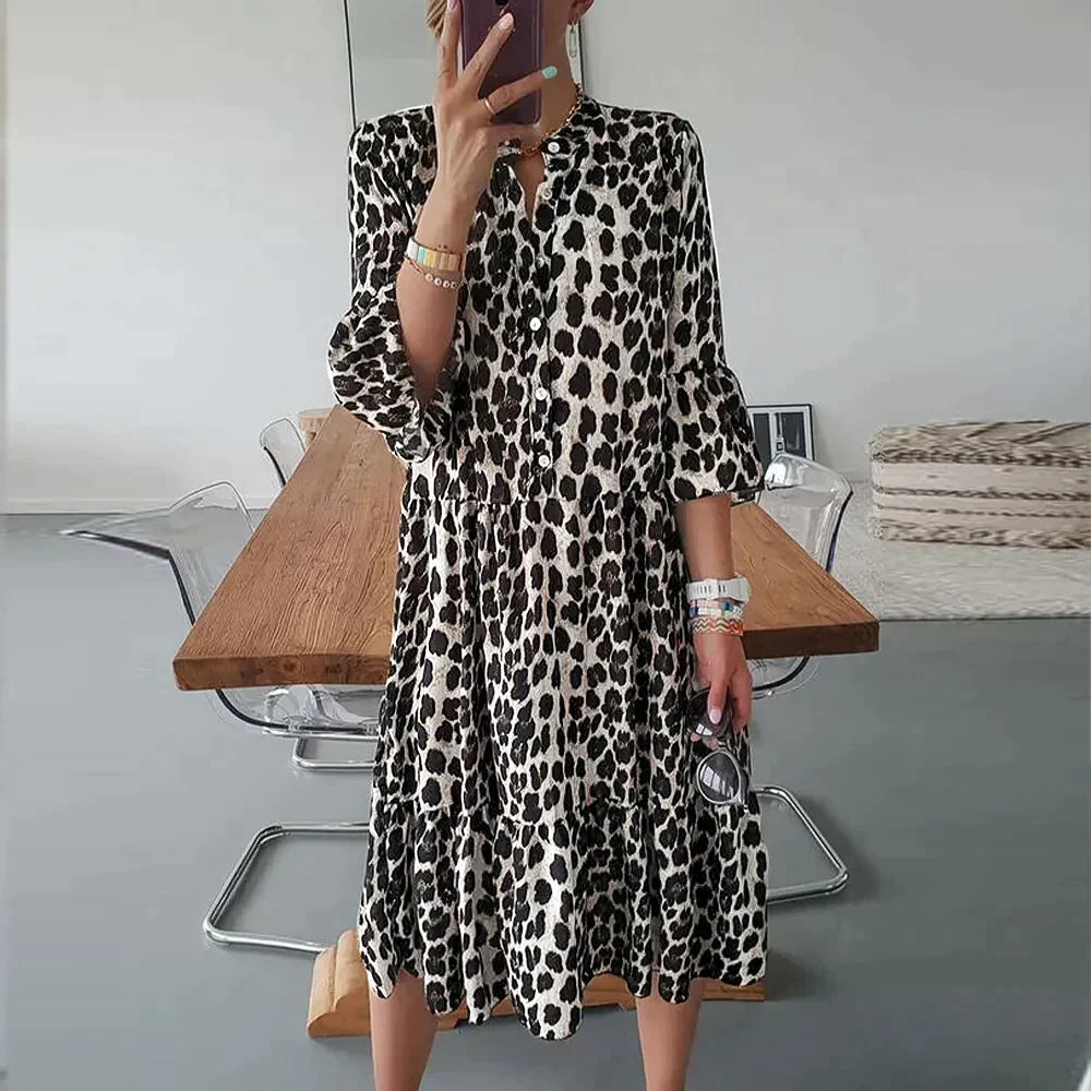 R&B | Sommerkleid mit Pantherdruck