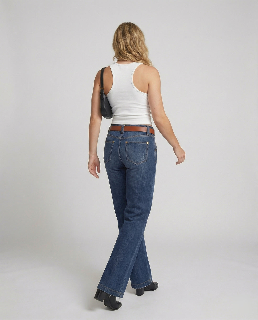 Ripp-Top Ärmellos Rückenfrei Slim-Fit Sommer Weste