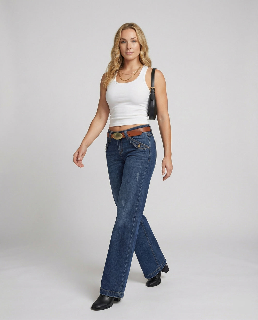 Ripp-Top Ärmellos Rückenfrei Slim-Fit Sommer Weste