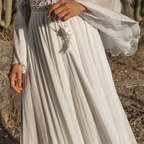 Leichtes Weißes Boho-Kleid mit Fließendem Schnitt für Sommer & Festivals | R&B