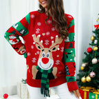 R&B | Weihnachtspullover mit Rentier Schlechter Weihnachtspullover Damen