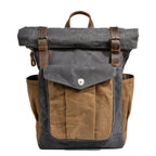 R&B | Canvas Rolltop Rucksack Lundastyle Nachhaltig und Stilvoll für Abenteurer