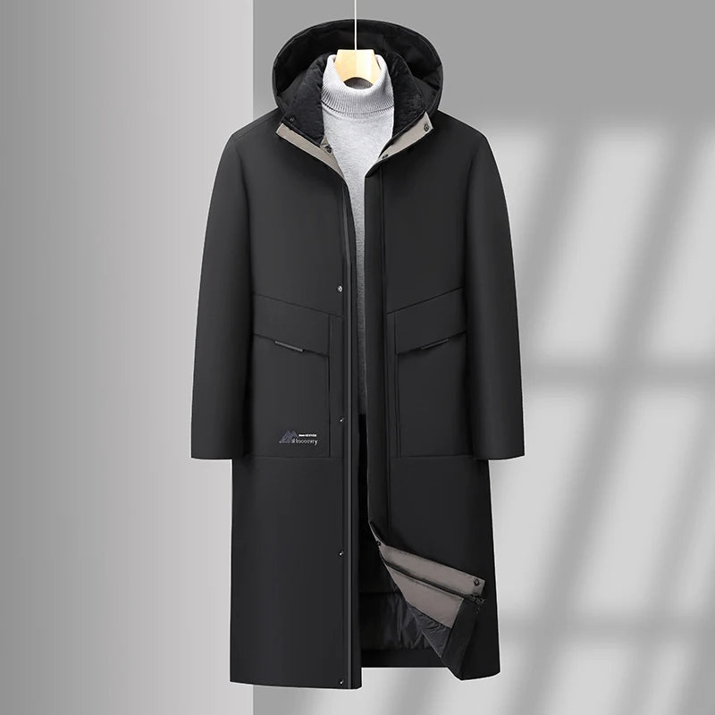 R&B | Moderner Daunen-Trenchcoat