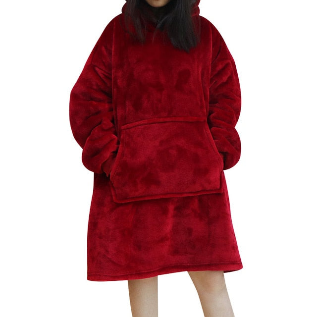 R&B | Weiches Kapuzenpullover-decke Polyester Bequem und Warm