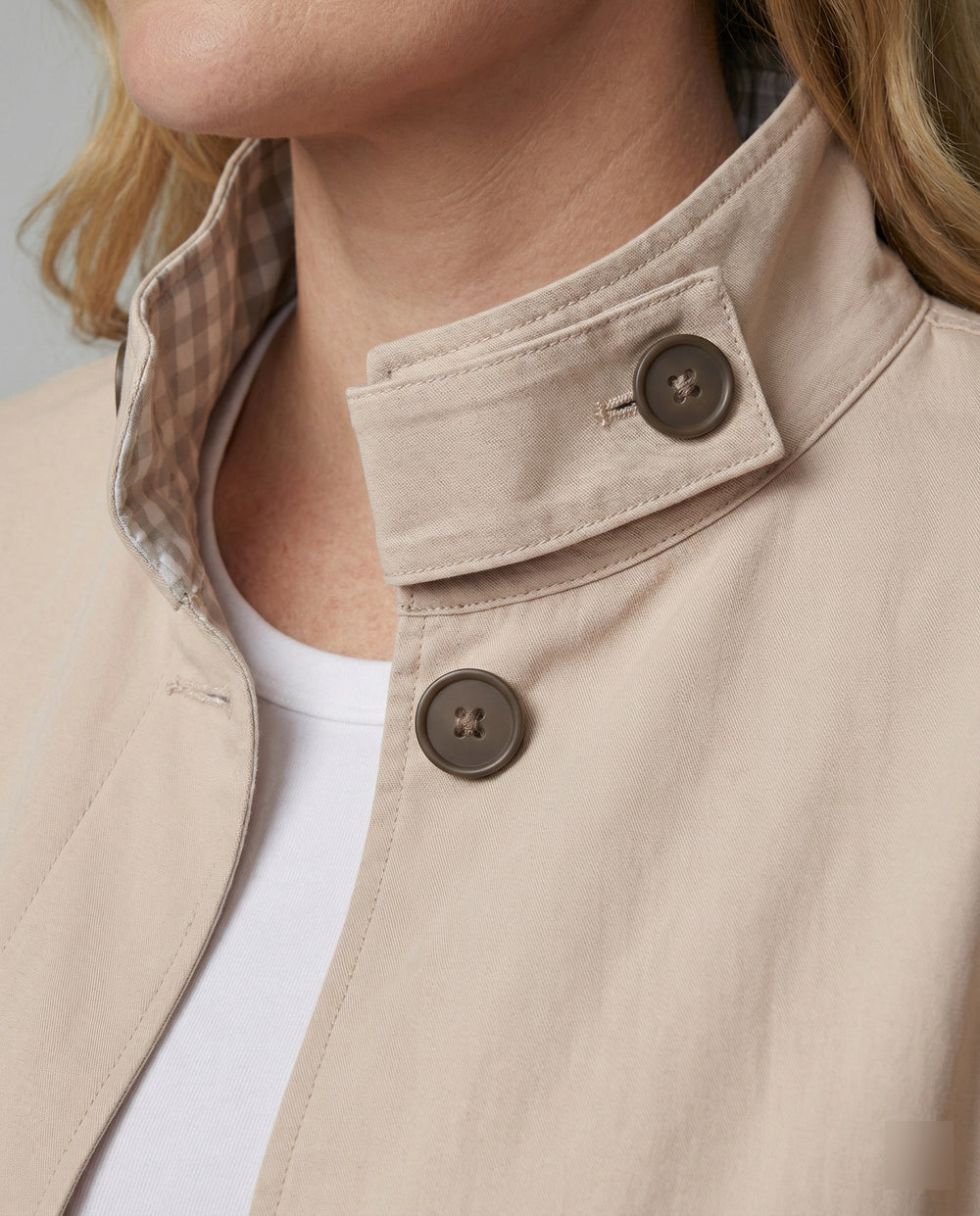 Rosa Trenchcoat Damen Kurze Herbstjacke Lockerer Schnitt Modisches Design