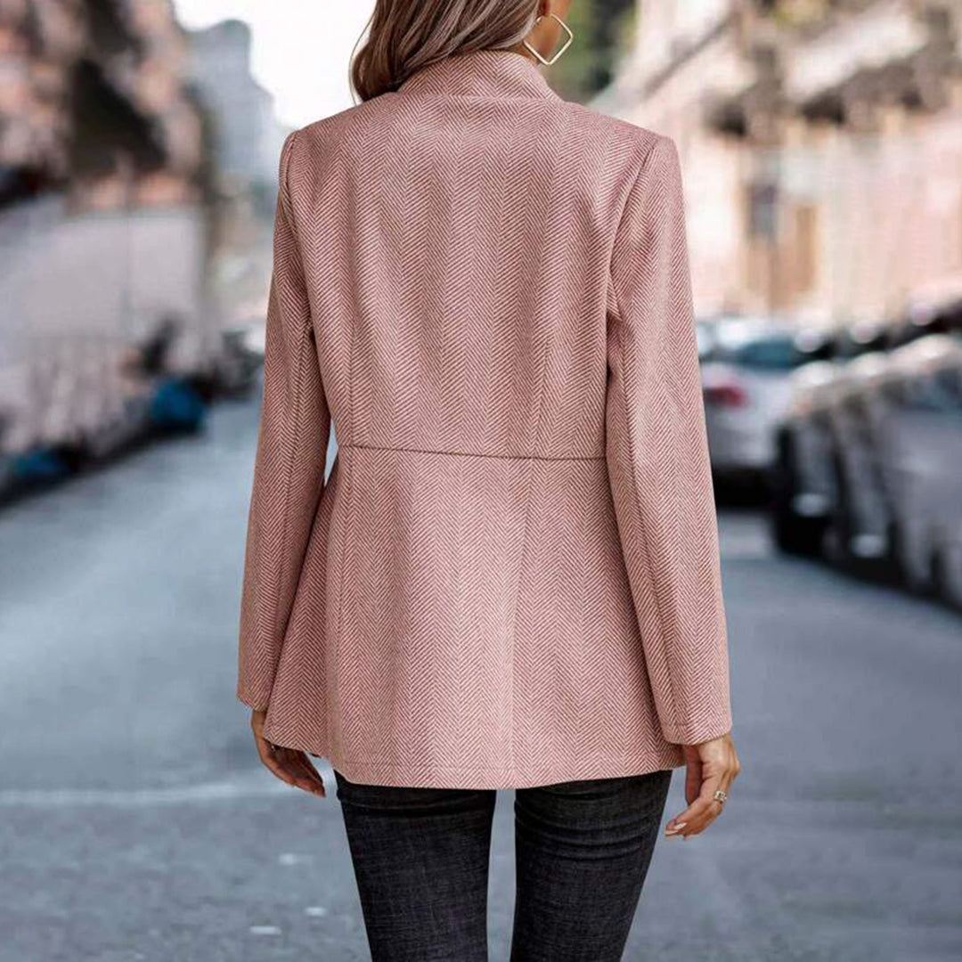 R&B | Blush Pink Blazer Polyester Schick und Aktualisiert