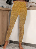 R&B | Hochtaillierte Pailletten Leggings Glänzend & Komfortabel