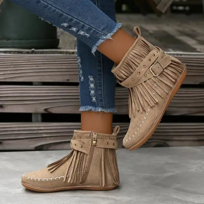 R&B | Rundkopf-Winterstiefel für Damen – Stilvolles & Bequemes Schneeschuhwerk