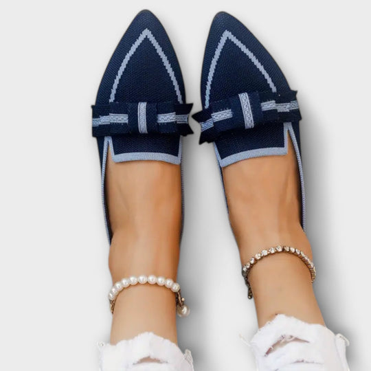 Knotendes Design Flache Schuhe für Frauen R&B